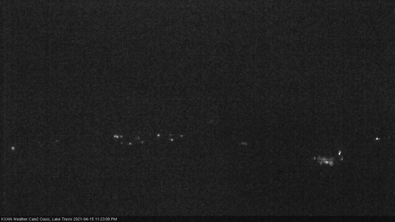 Lake Travis webcam, April 15, 2021 11:25 PM CT