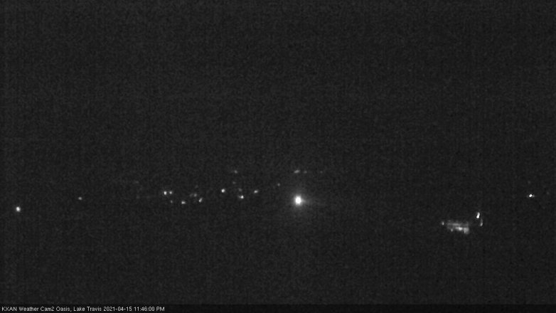 Lake Travis webcam, April 15, 2021 11:45 PM CT