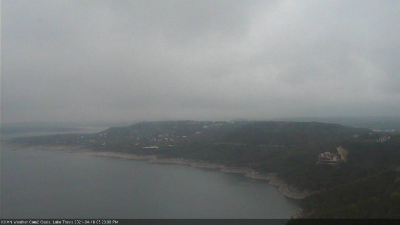 Lake Travis webcam, April 16, 2021 5:25 PM CT