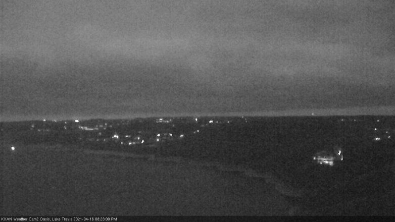 Lake Travis webcam, April 16, 2021 8:25 PM CT