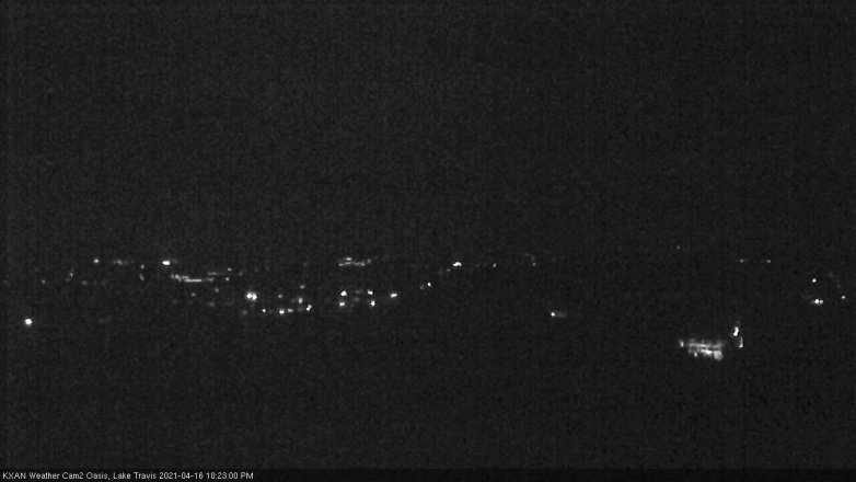 Lake Travis webcam, April 16, 2021 10:25 PM CT
