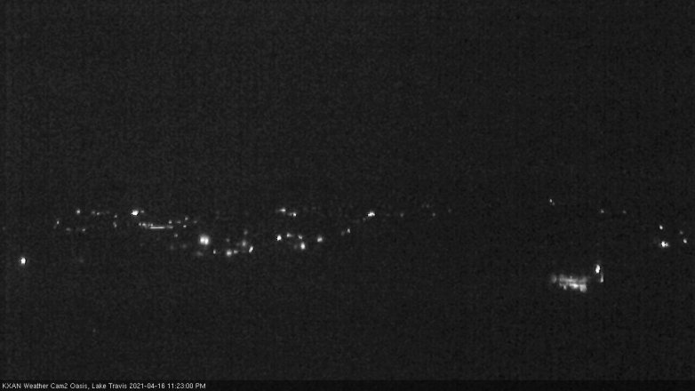 Lake Travis webcam, April 16, 2021 11:25 PM CT