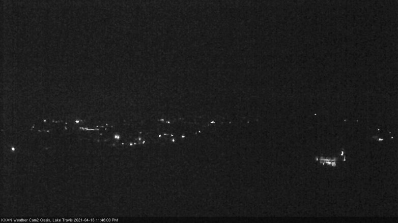 Lake Travis webcam, April 16, 2021 11:45 PM CT