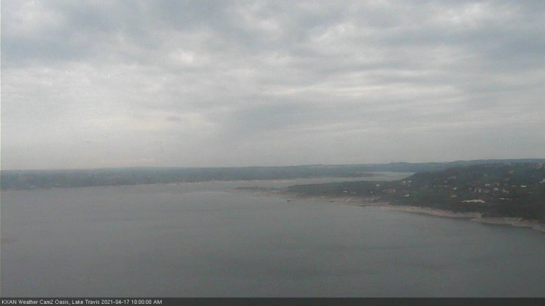 Lake Travis webcam, April 17, 2021 10:00 AM CT