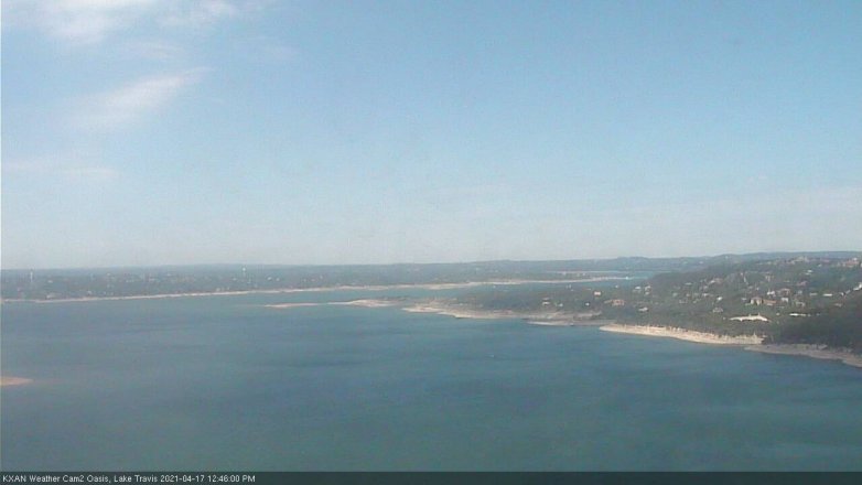 Lake Travis webcam, April 17, 2021 12:45 PM CT
