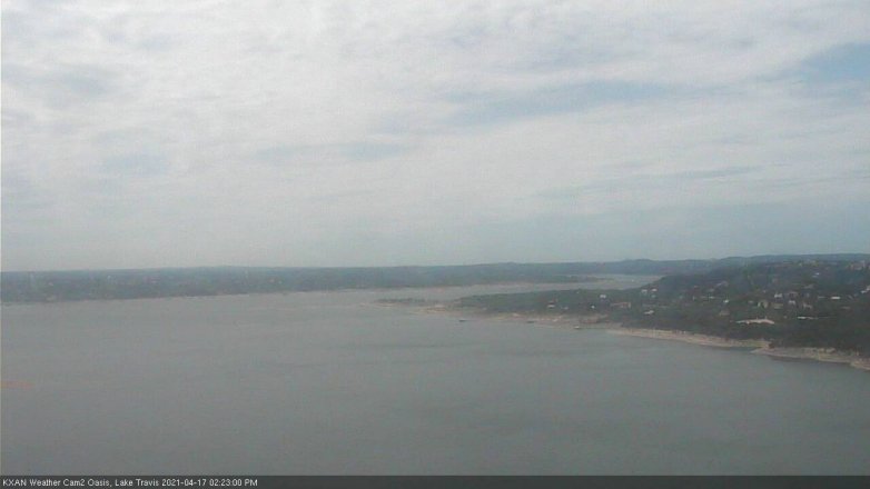 Lake Travis webcam, April 17, 2021 2:25 PM CT
