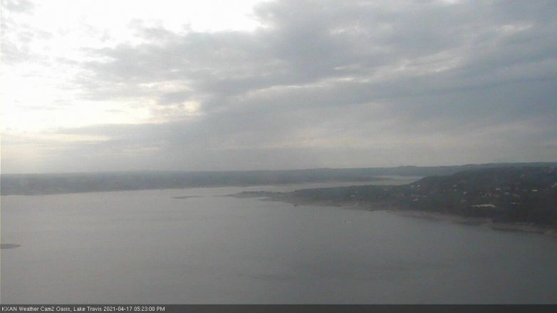 Lake Travis webcam, April 17, 2021 5:25 PM CT