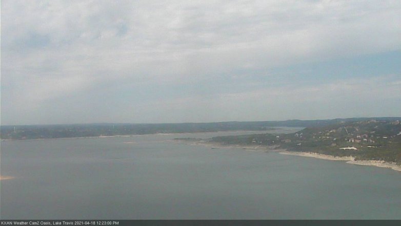Lake Travis webcam, April 18, 2021 12:25 PM CT