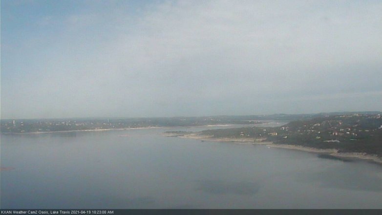 Lake Travis webcam, April 19, 2021 10:25 AM CT