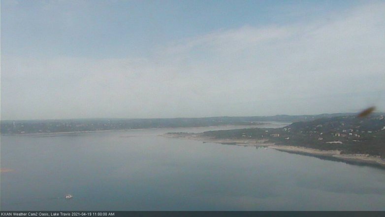 Lake Travis webcam, April 19, 2021 11:00 AM CT