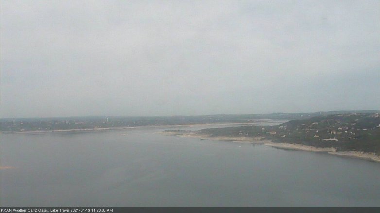 Lake Travis webcam, April 19, 2021 11:25 AM CT