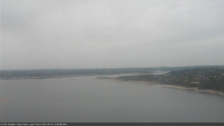 Lake Travis webcam, April 19, 2021 12:45 PM CT