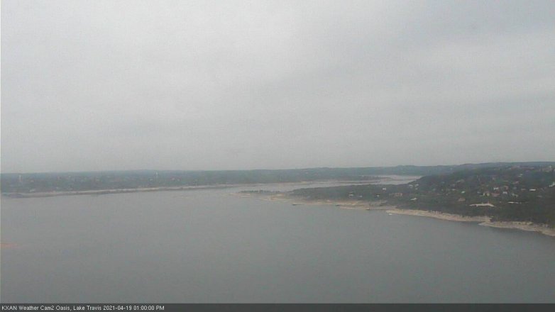 Lake Travis webcam, April 19, 2021 1:00 PM CT