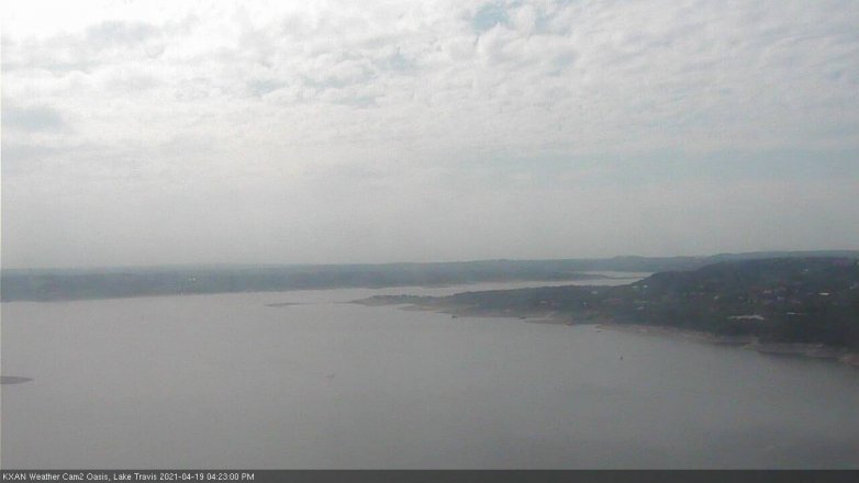 Lake Travis webcam, April 19, 2021 4:25 PM CT