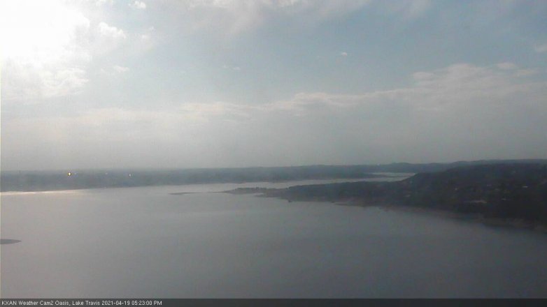 Lake Travis webcam, April 19, 2021 5:25 PM CT
