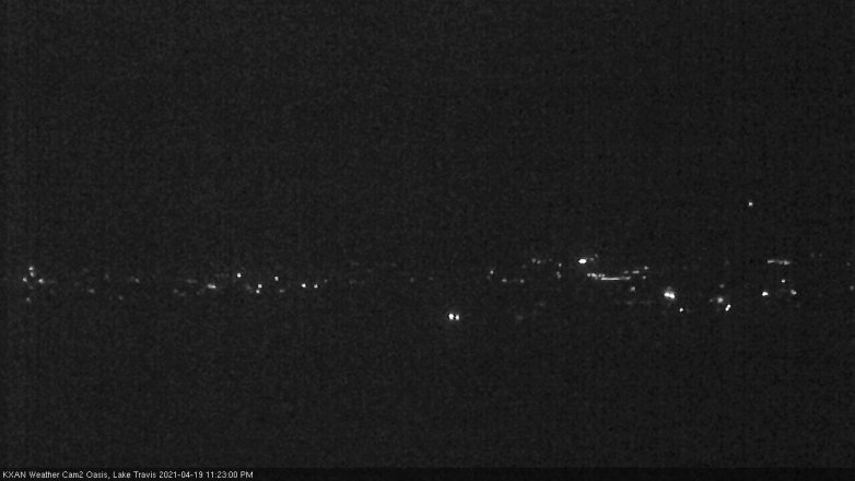 Lake Travis webcam, April 19, 2021 11:25 PM CT