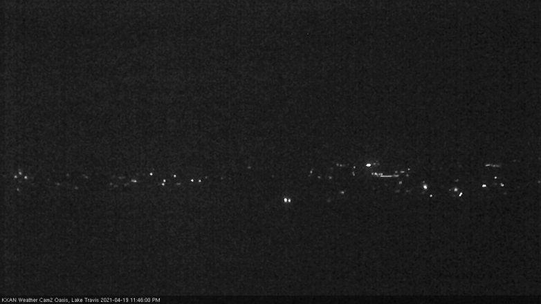 Lake Travis webcam, April 19, 2021 11:45 PM CT