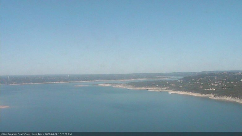 Lake Travis webcam, April 20, 2021 12:25 PM CT