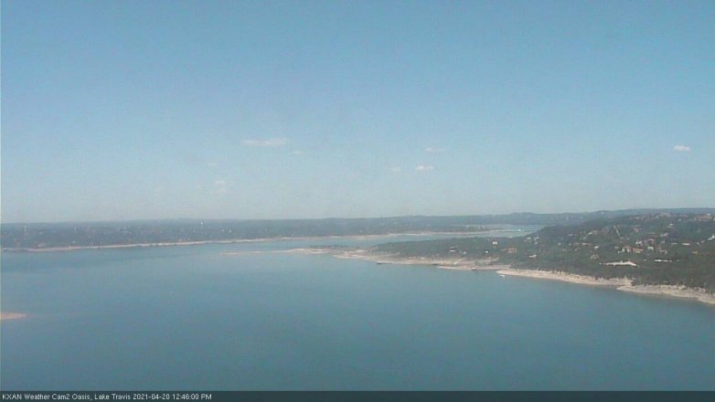 Lake Travis webcam, April 20, 2021 12:45 PM CT