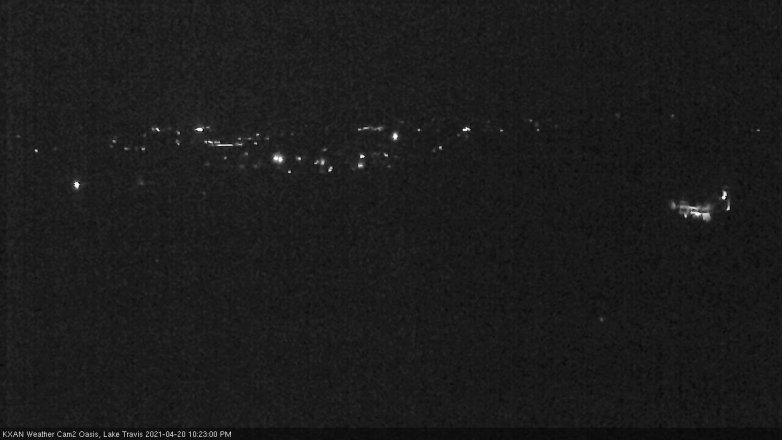 Lake Travis webcam, April 20, 2021 10:25 PM CT