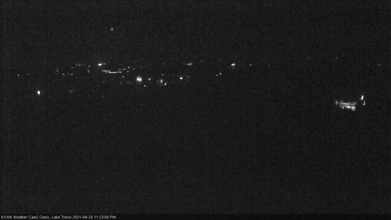Lake Travis webcam, April 20, 2021 11:25 PM CT