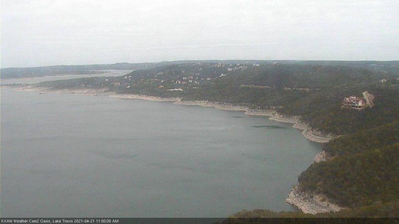 Lake Travis webcam, April 21, 2021 11:00 AM CT