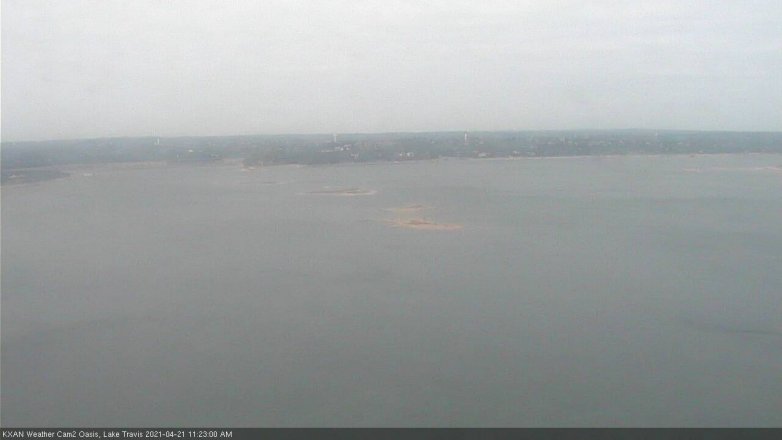 Lake Travis webcam, April 21, 2021 11:25 AM CT