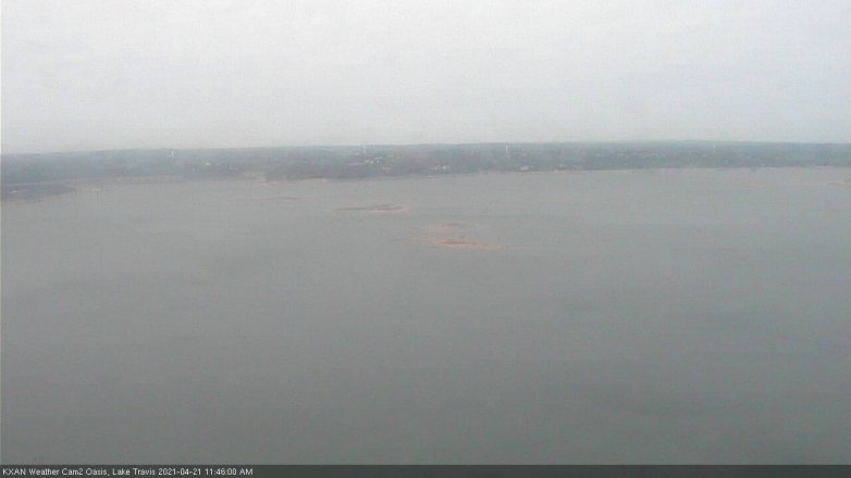 Lake Travis webcam, April 21, 2021 11:45 AM CT