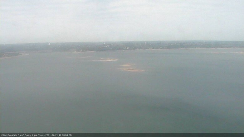 Lake Travis webcam, April 21, 2021 12:25 PM CT
