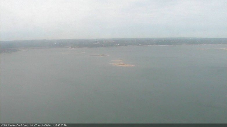 Lake Travis webcam, April 21, 2021 12:45 PM CT