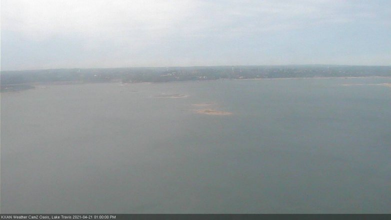 Lake Travis webcam, April 21, 2021 1:00 PM CT