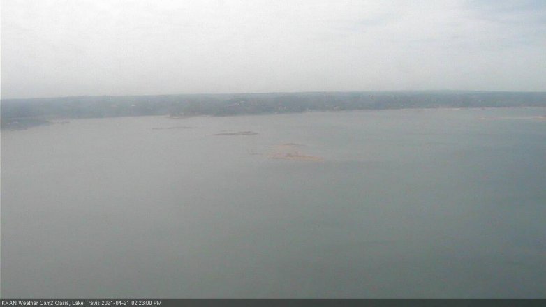 Lake Travis webcam, April 21, 2021 2:25 PM CT