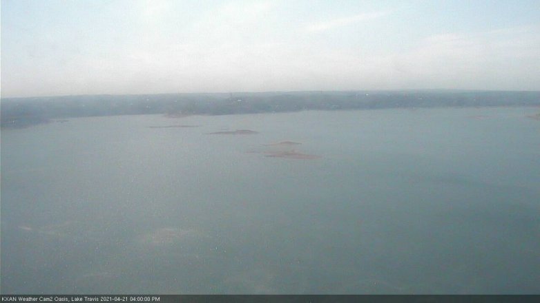 Lake Travis webcam, April 21, 2021 4:00 PM CT