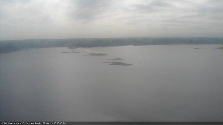 Lake Travis webcam, April 21, 2021 5:00 PM CT