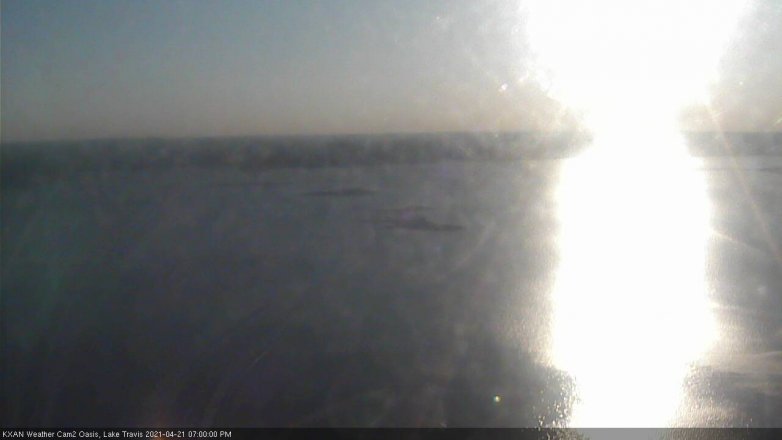 Lake Travis webcam, April 21, 2021 7:00 PM CT