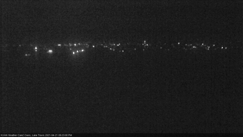 Lake Travis webcam, April 21, 2021 9:25 PM CT