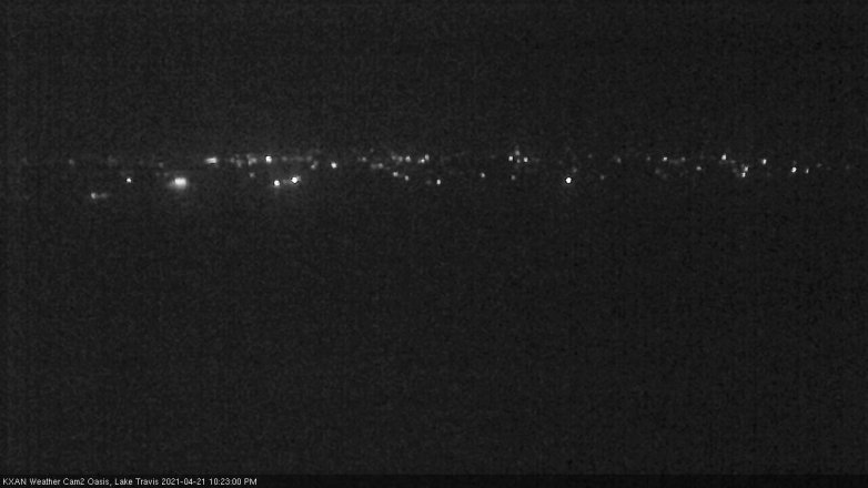 Lake Travis webcam, April 21, 2021 10:25 PM CT