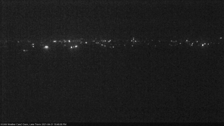 Lake Travis webcam, April 21, 2021 10:45 PM CT