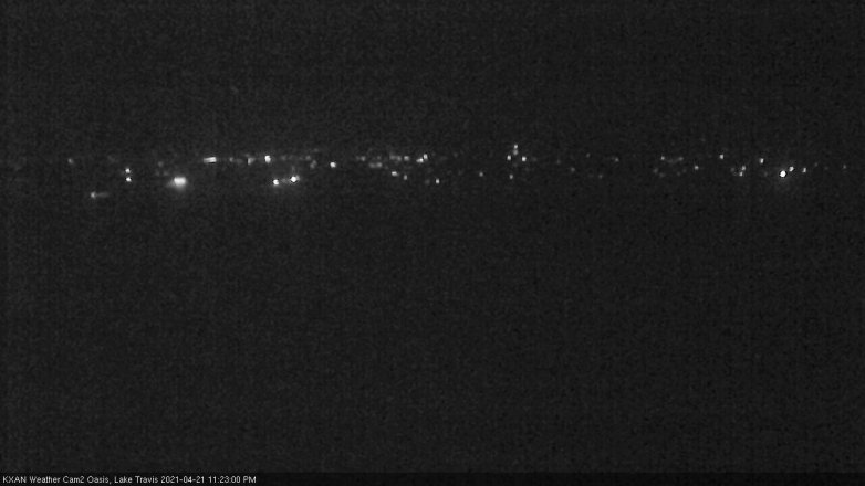 Lake Travis webcam, April 21, 2021 11:25 PM CT