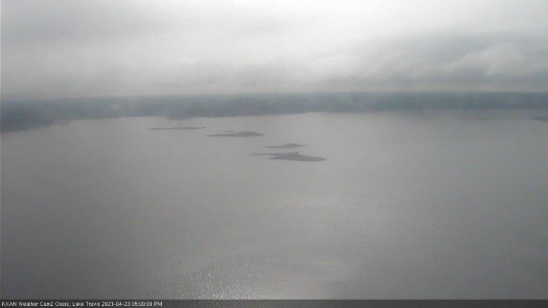 Lake Travis webcam, April 23, 2021 5:00 PM CT
