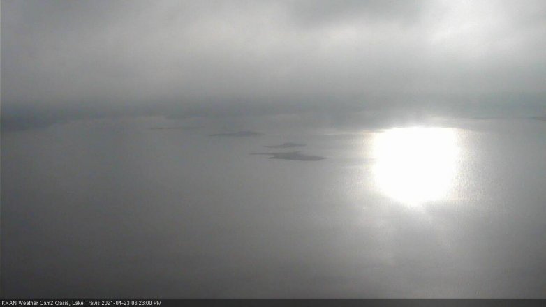 Lake Travis webcam, April 23, 2021 6:25 PM CT