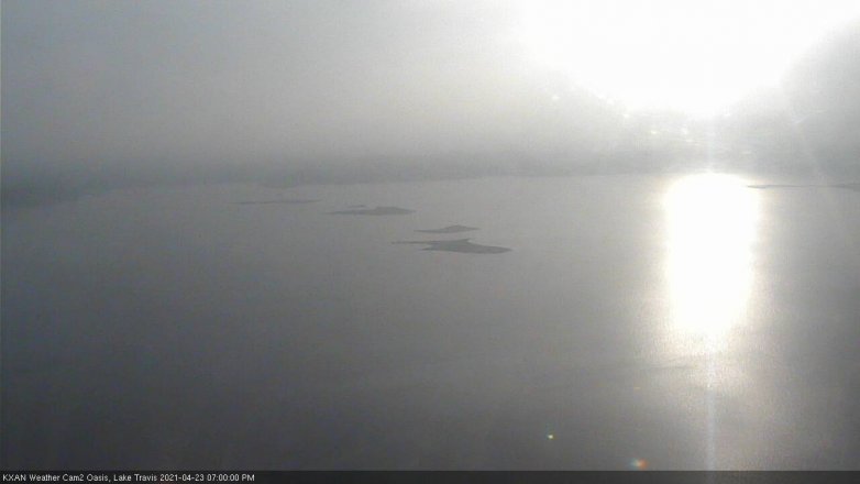 Lake Travis webcam, April 23, 2021 7:00 PM CT