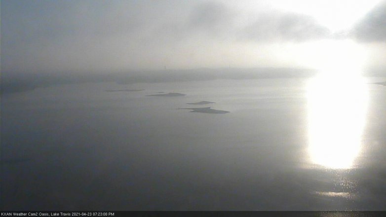 Lake Travis webcam, April 23, 2021 7:25 PM CT