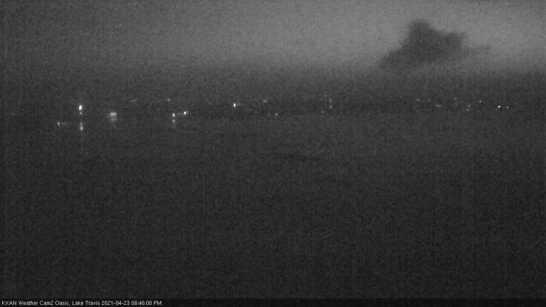 Lake Travis webcam, April 23, 2021 8:45 PM CT