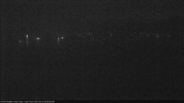 Lake Travis webcam, April 23, 2021 9:00 PM CT