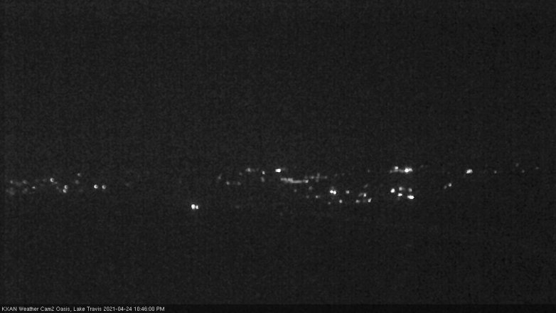 Lake Travis webcam, April 24, 2021 10:45 PM CT