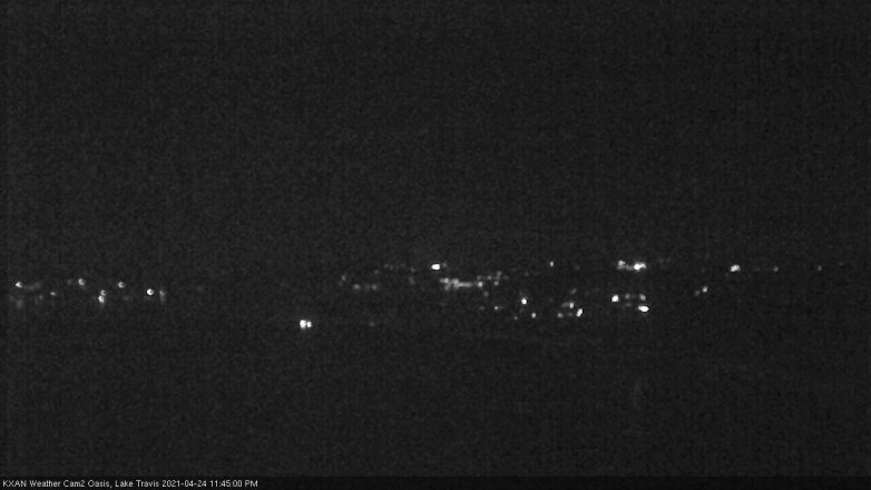 Lake Travis webcam, April 24, 2021 11:45 PM CT