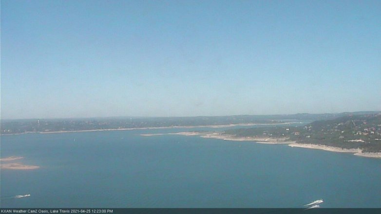 Lake Travis webcam, April 25, 2021 12:25 PM CT