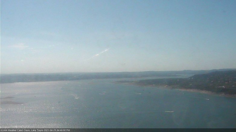 Lake Travis webcam, April 25, 2021 4:45 PM CT