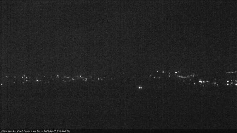 Lake Travis webcam, April 25, 2021 9:25 PM CT